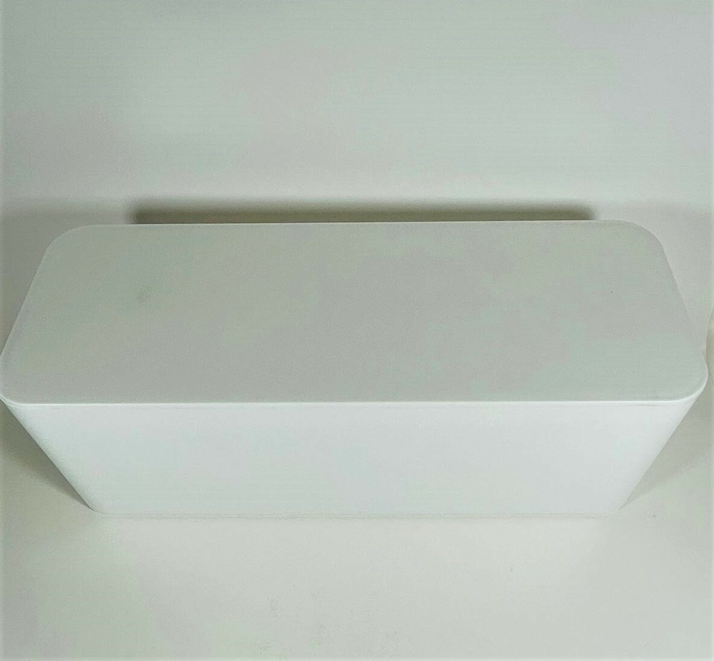 Cable Storage Box Power Socket Organizer - White