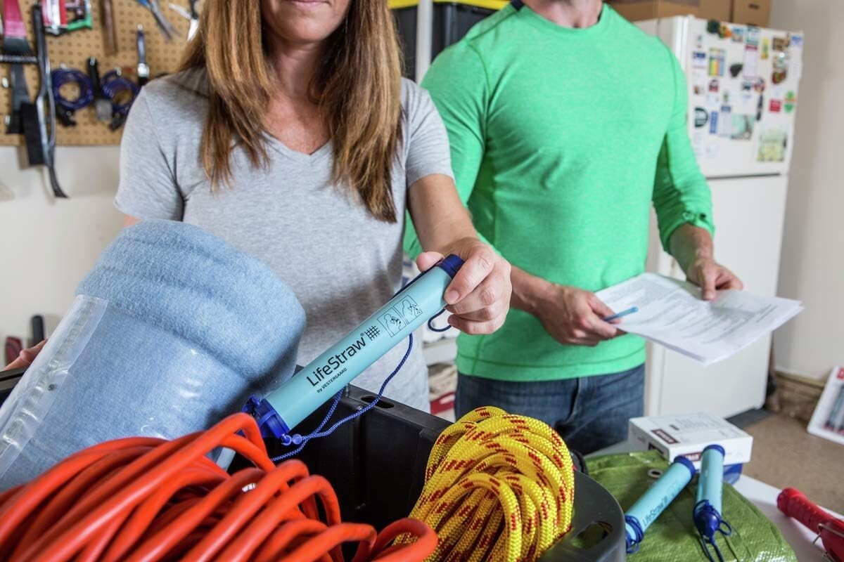 LifeStraw Personal Water Filter for Hiking Camping Travel Emergency Vestergaard