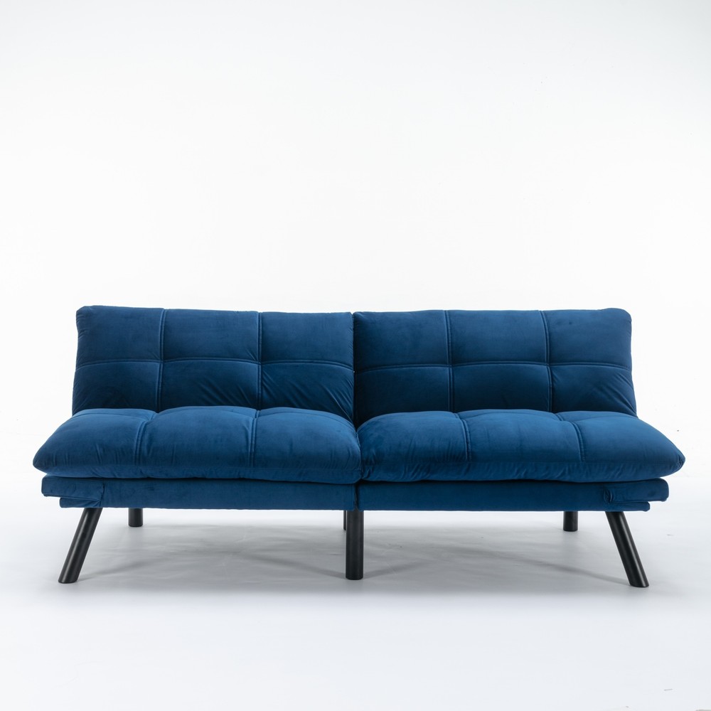 Convertible Home Soft Sleeper Sofa Bed Folding Modern Sofa Bed Pillow Top Arms
