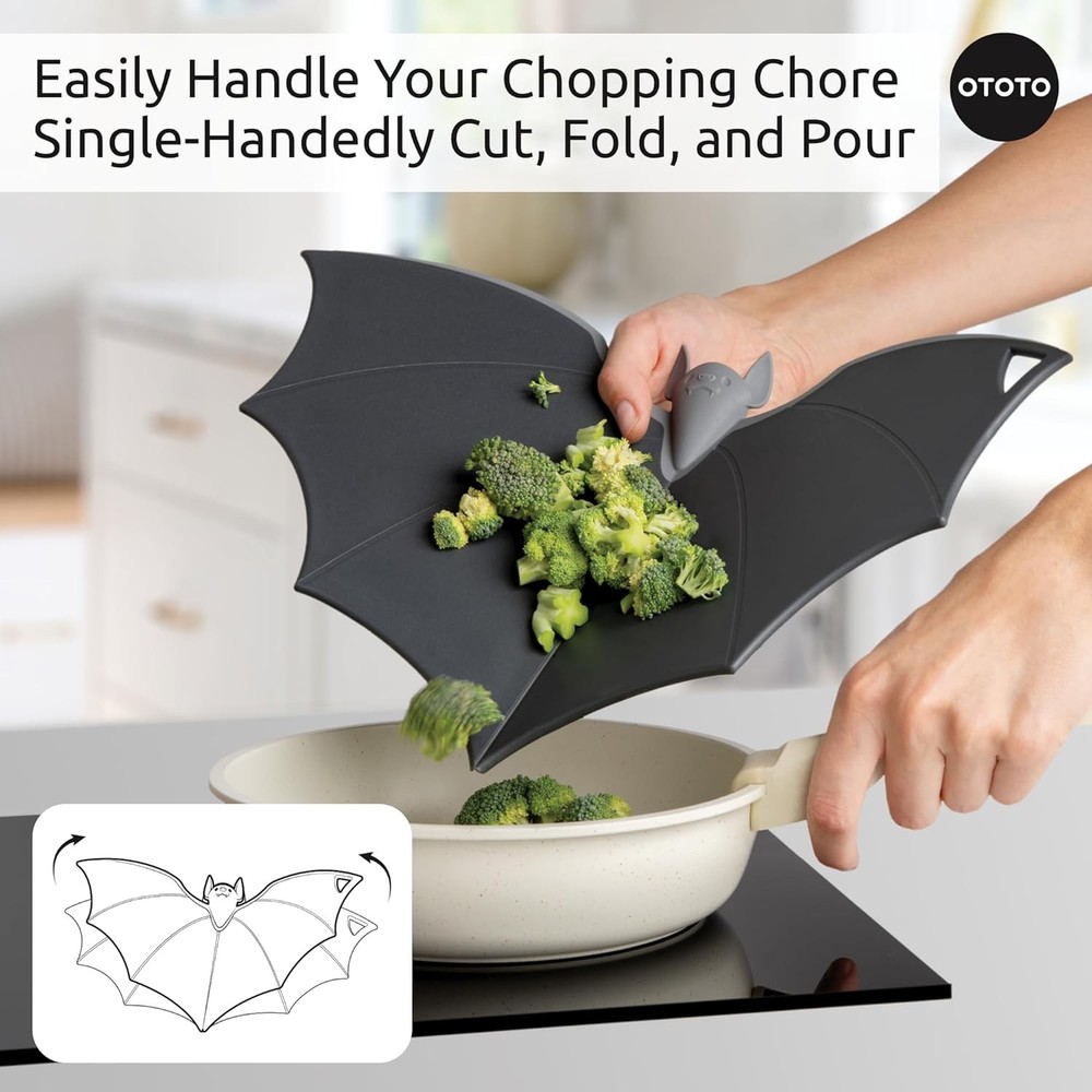 OTOTO Bat Shape Cutting Board Plastic