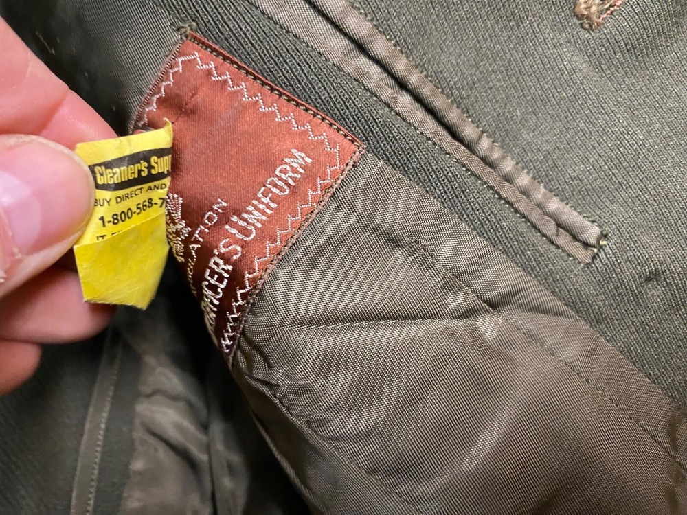 ORIGINAL WWII US ARMY OFFICER CLASS A DRESS JACKET- SMALL 37R