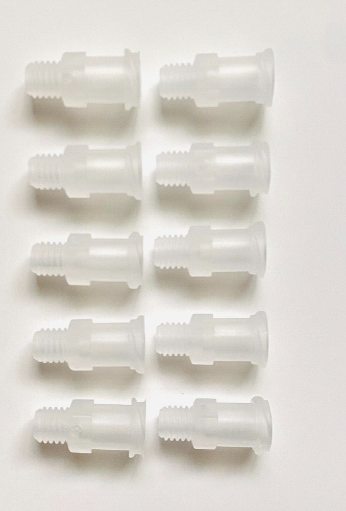 10 PCs M6-Female Luer Lock Thread Adaptor Connector PP