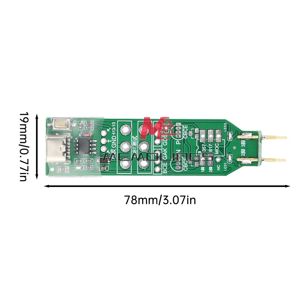 Multi-functional Light-emitting Electronic Tester Triode MOS IGBT Repair Tester