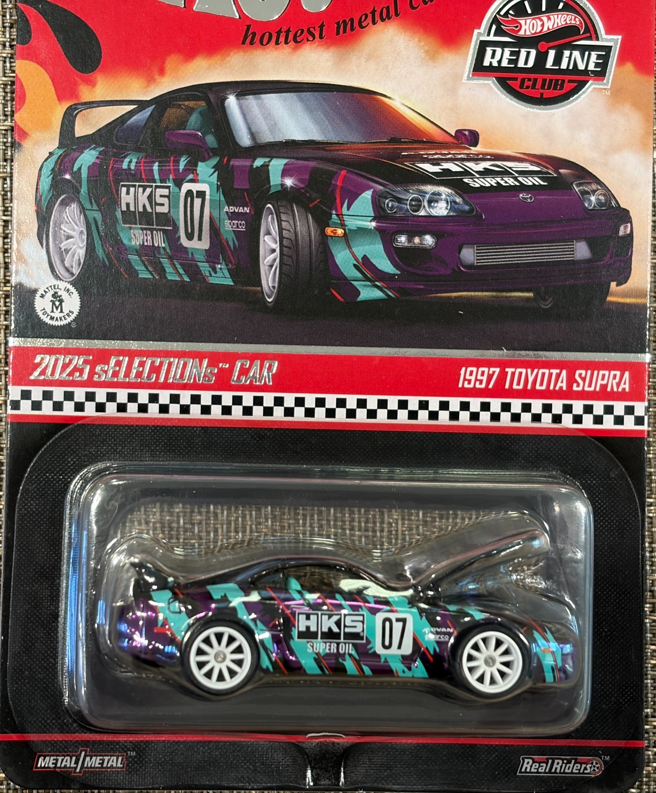 2025 Hot Wheels Redline Club Selections Car 1997 Toyota Supra , Free shipping !