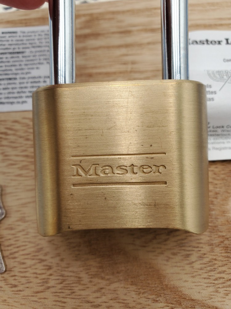 Master Lock 175LH Combination Padlock - Brass