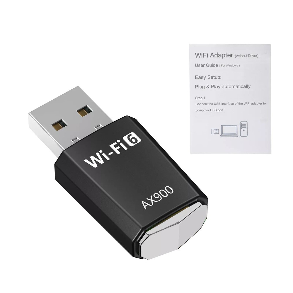 900M 2.4/5Ghz WiFi USB Receiver Mutiple Data Encryption Modes Upgraded Security