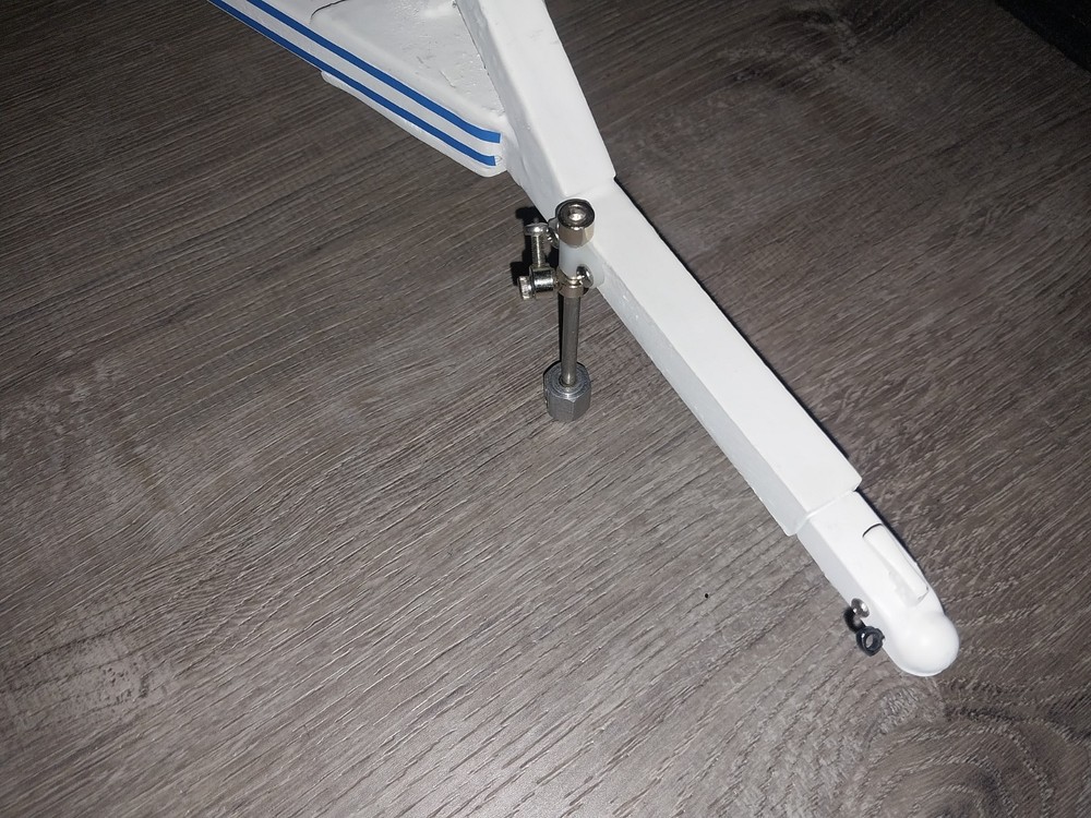 White Enamel Radio Control Boat Trailer Static Display Functional Trailer