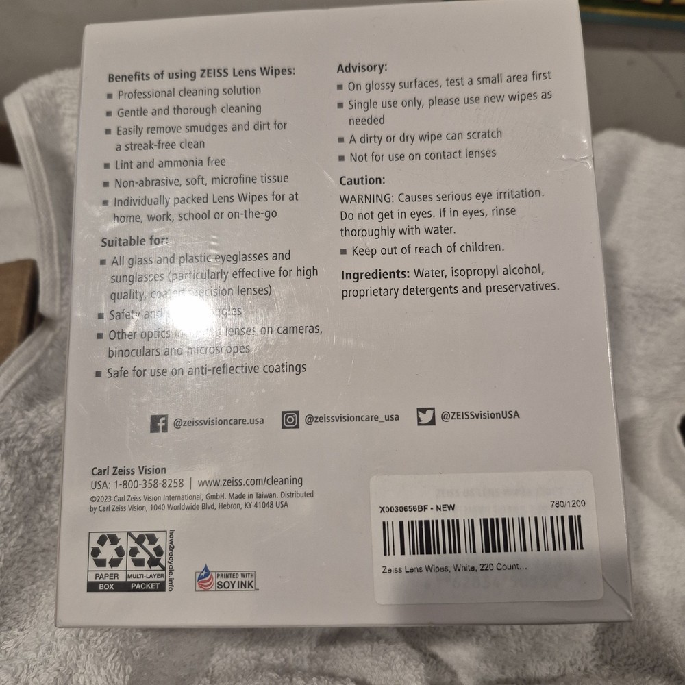 lens wipes