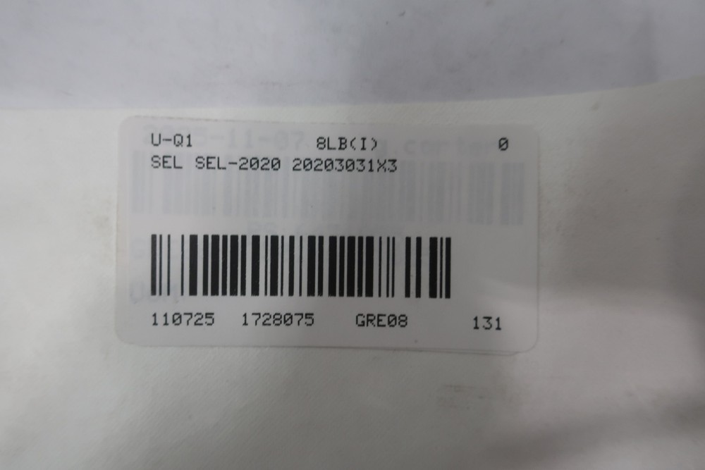 Sel 20203031X3 Sel-2020 Communication Processor Module