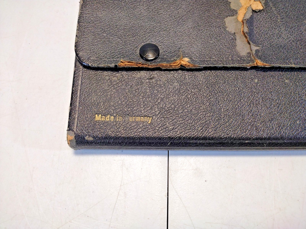 Vintage Tower Precision Germany Drafting Protractor Set with Case 5105-1801