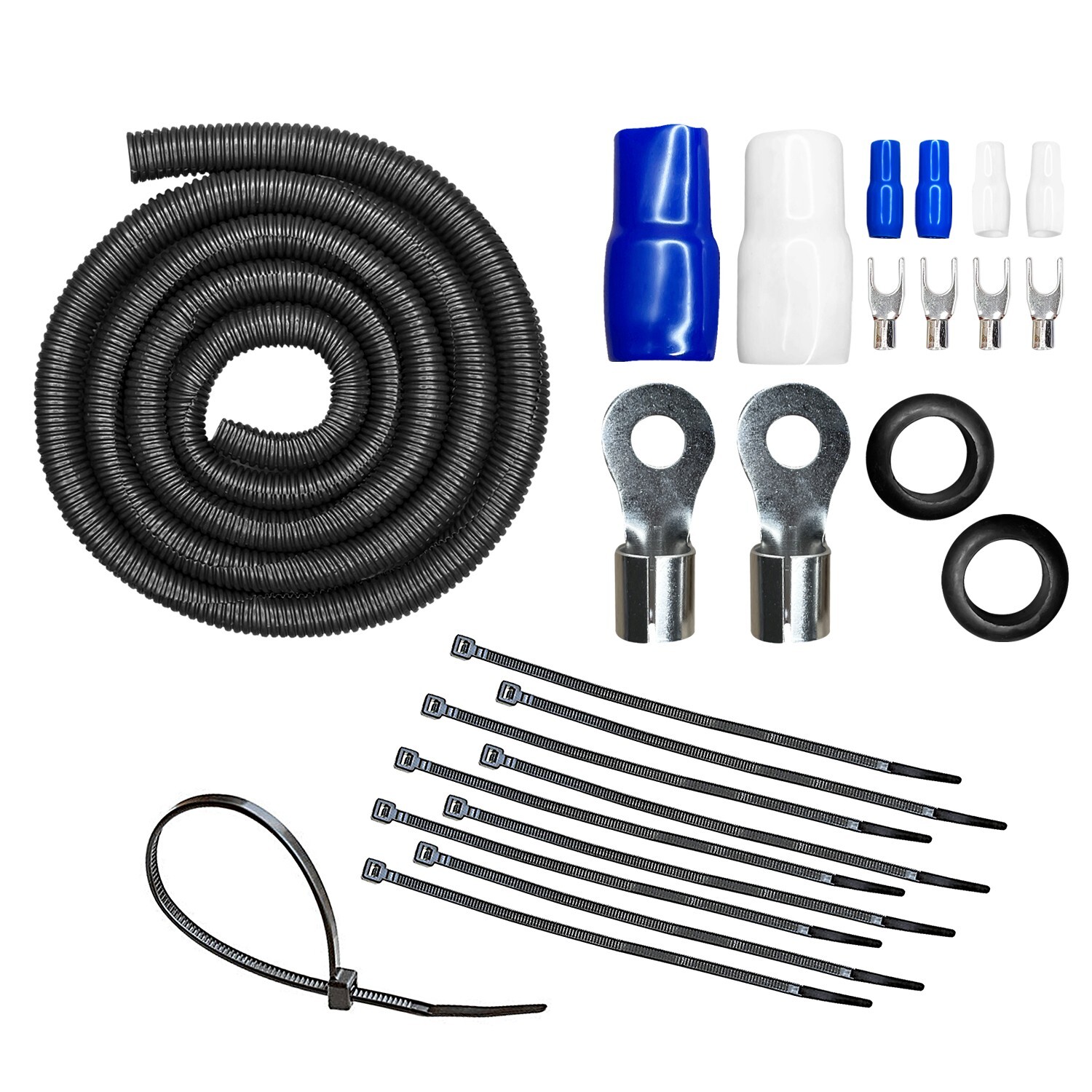 CT Sounds 1/0 Gauge 3500 Watt OFC Amp Wiring Kit (AMPKIT-0GA-ELITE)