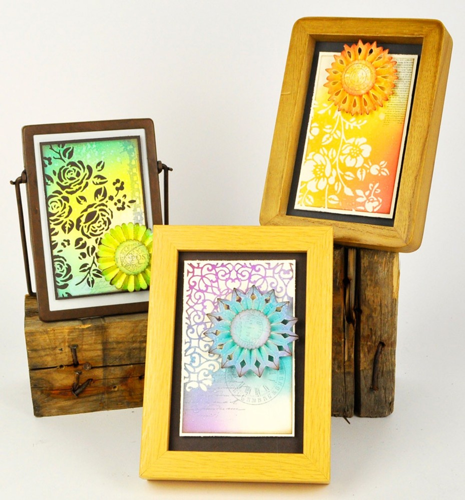Sizzix Thinlits Mixed Media #5 3pk set #662688 Retail $24.99 designer Tim Holtz