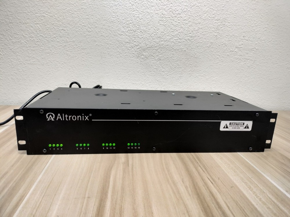 Altronix R2416ULCB Rack Mount CCTV Power Supply