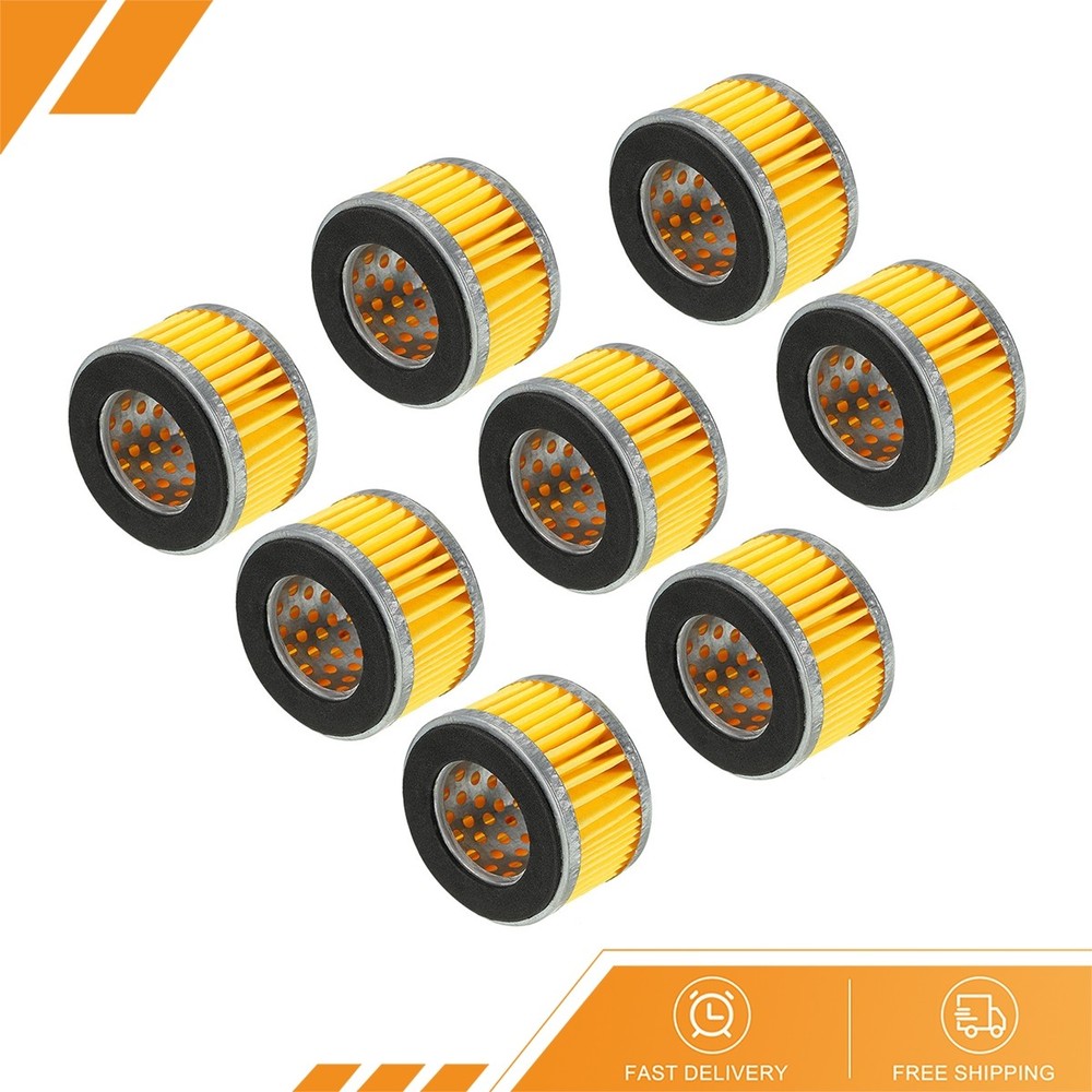 8PCS Replacement Compressor Air Filter Element Intake Paper Filter