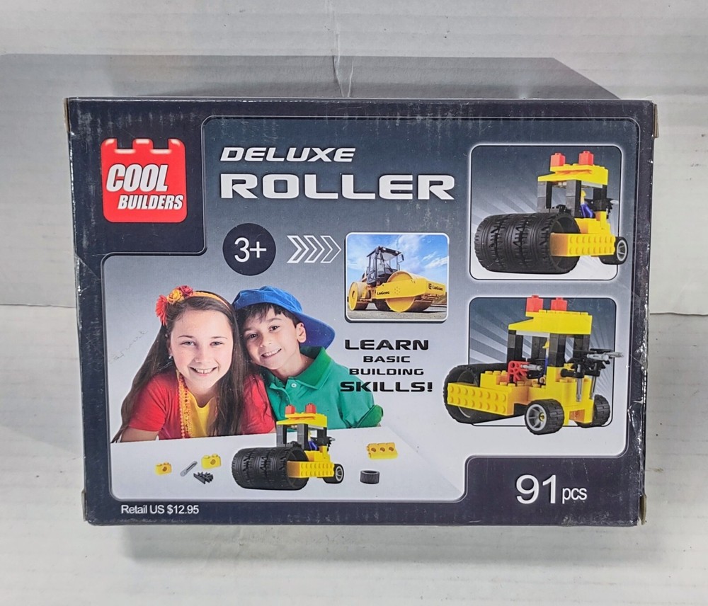 Cool Builders Deluxe Roller Construction Vehicle Learn Basic Building Skills