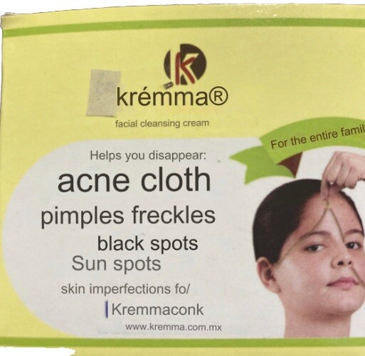 La Kremma facial cleaning cream. Face cream, blackheads, age freckles