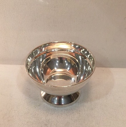 Silverplate Small Footed Candy Nut Dish Bowl