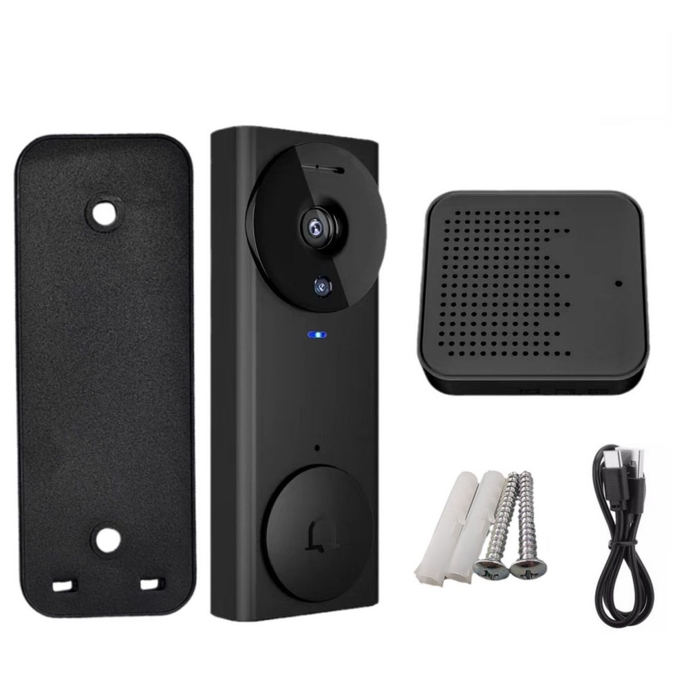 Smart Wireless WiFi Doorbell Intercom Video Camera Door Ring Bell Chime Security