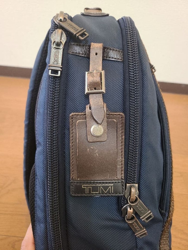 TUMI Alpha Bravo Dover Slim Laptop Backpack A4 Storage Used