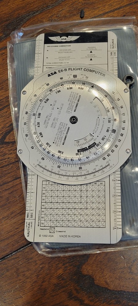 ASA E6-B Metal Flight Computer ASA-E6B