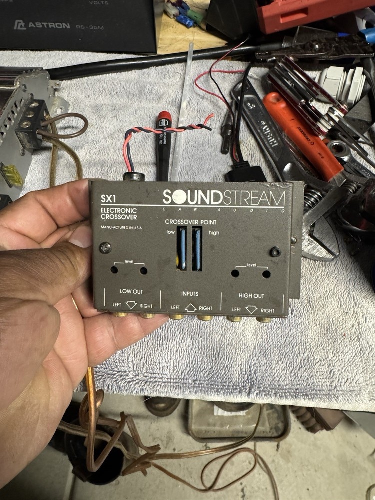 Soundstream SX1 Digital Active Crossover Old School  Rare