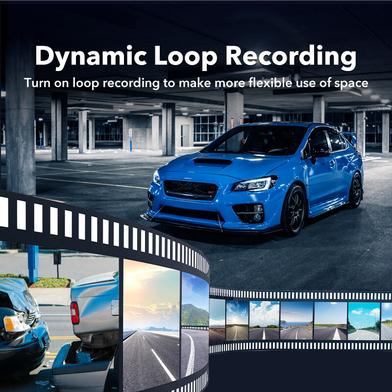 REDTIGER F7N Dash Cam 4K Dual Dash Camera Front and Rear With SD Card For Cars