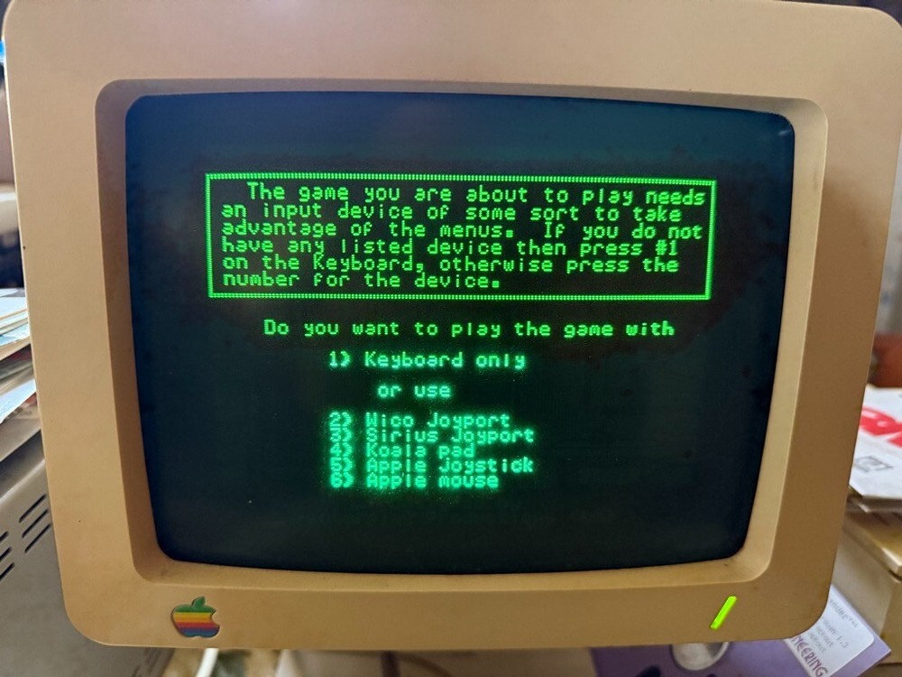 Apple 5.25 Software - BORROWED TIME by Activision - tested on Apple 2c