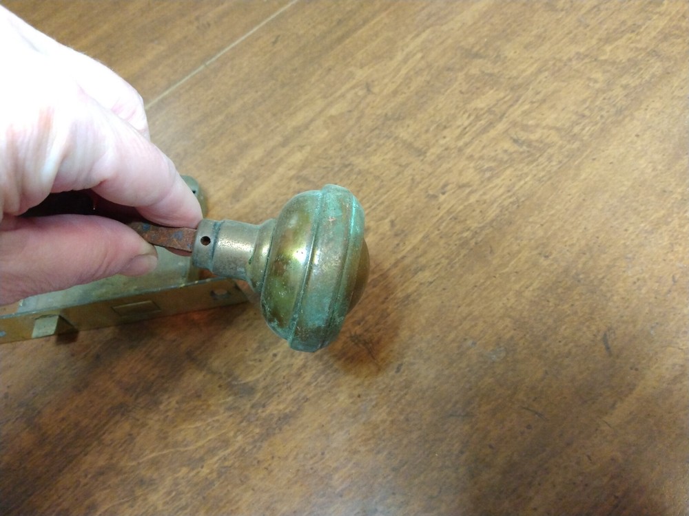 Antique Yale & Towne Mortise Interior Locks w/ Knobs NO KEYS