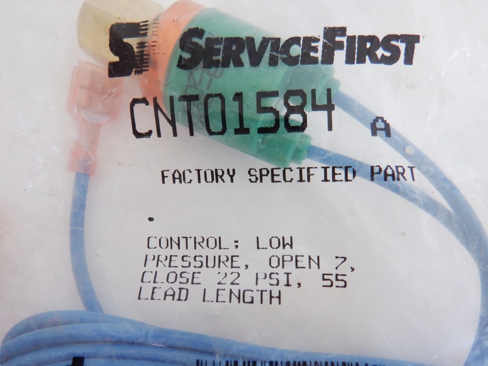 ServiceFirst Low Pressure Control Switch, CNT01584