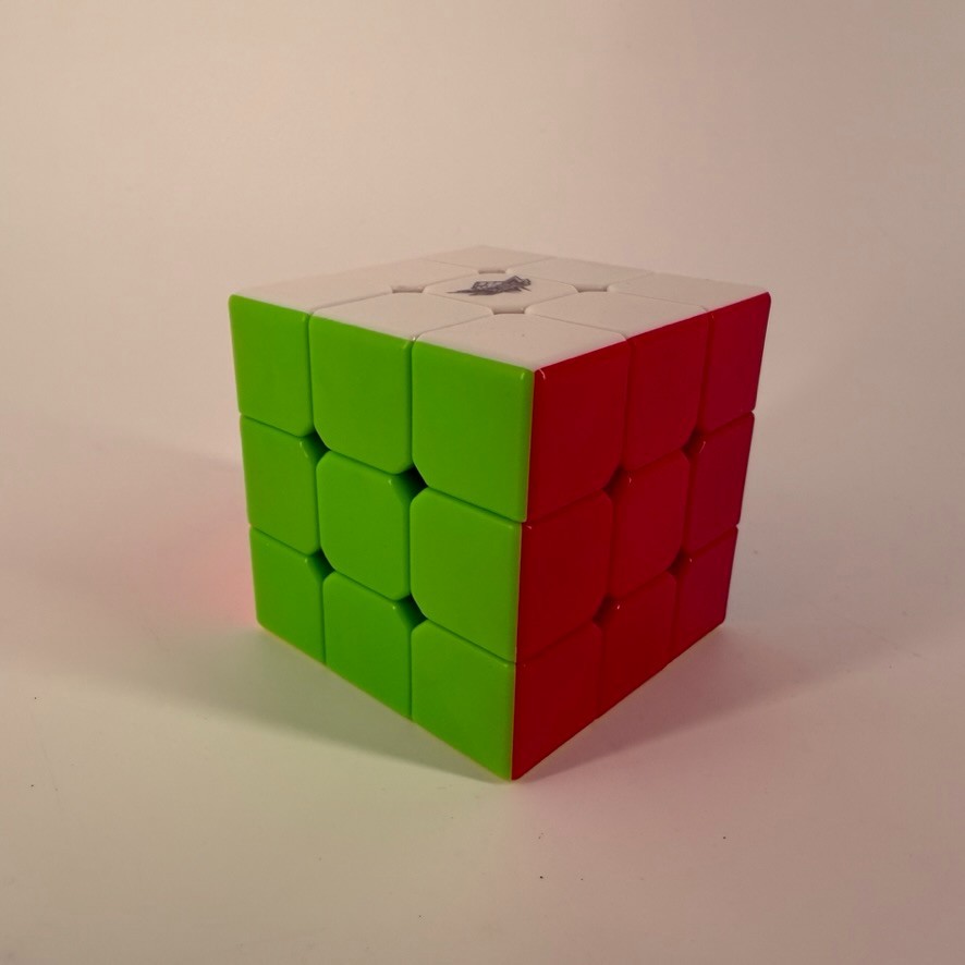3-D-Fantix Cyclone Speed Cube Stickerless Magic Cube 3X3 Brainteaser