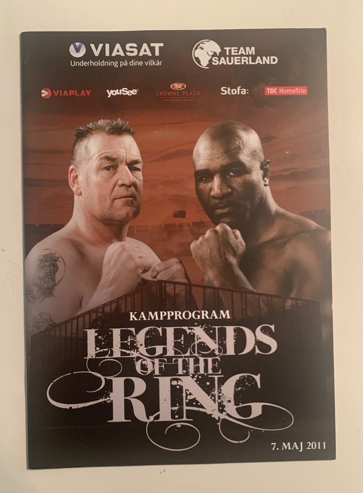 Evander Holyfield-Brian Nielsen 2011 Program; Denmark; Holyfield’s Last ProFight