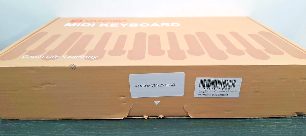 Vangoa - MIDI Keyboard Controller - 25 Keys - VMK25 - Black - OpenBox