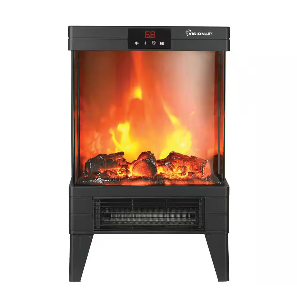 21" 1500/750W Fireplace Heater