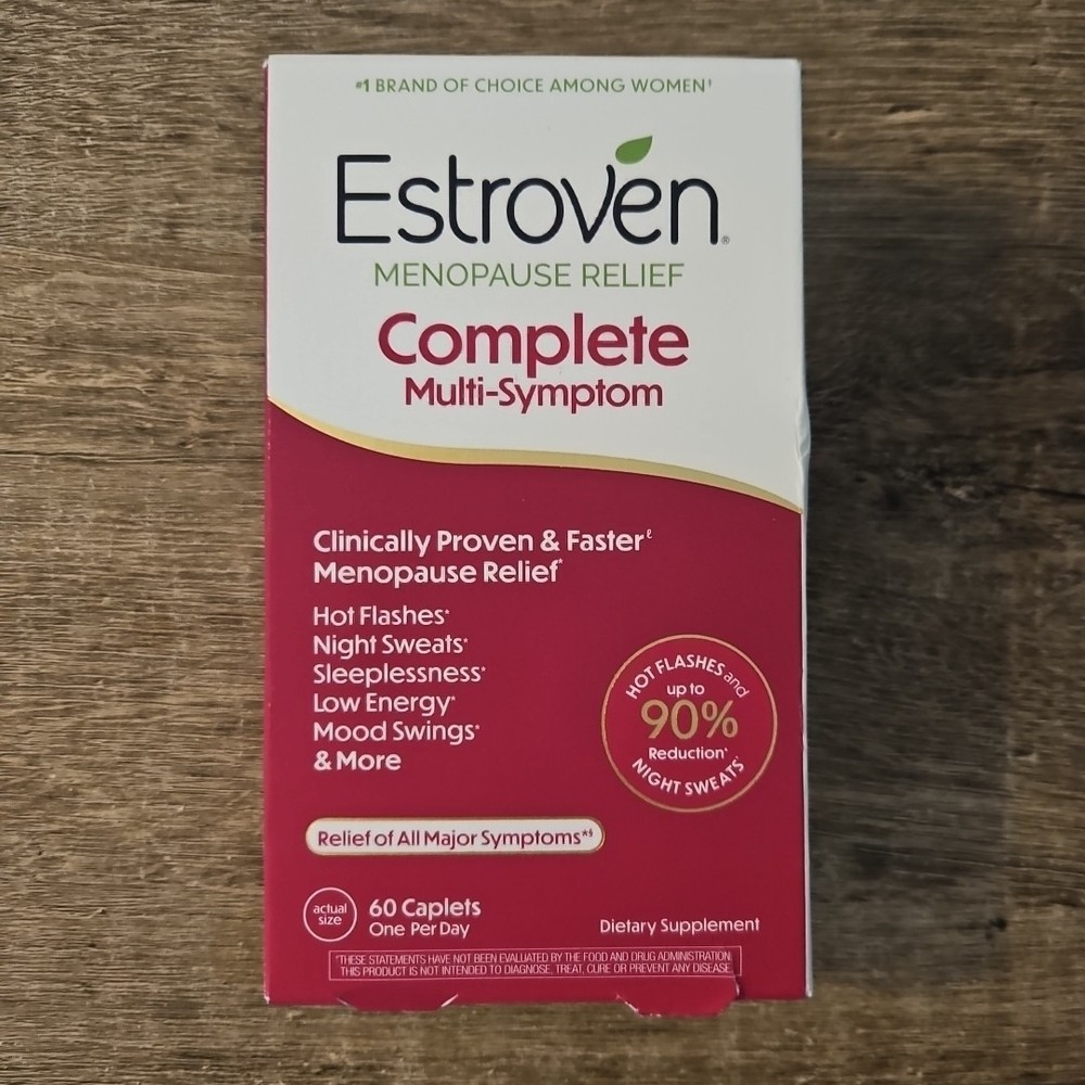 Estroven Complete Multi Symptom Menopause Relief 60 Caplets Exp 2027+