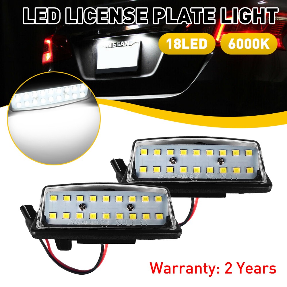 AUXITO LED License Light Plate Tag Lamp For Nissan Altima Maxima Rogue Sentra