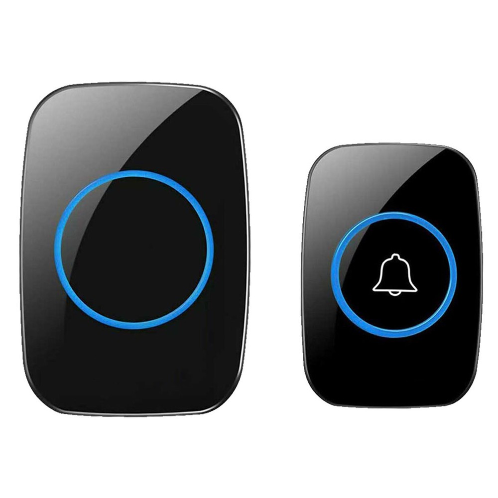 1000Ft Wireless Doorbell Plug-Play Waterproof Bell, 5 lev Volume, LED Indicator