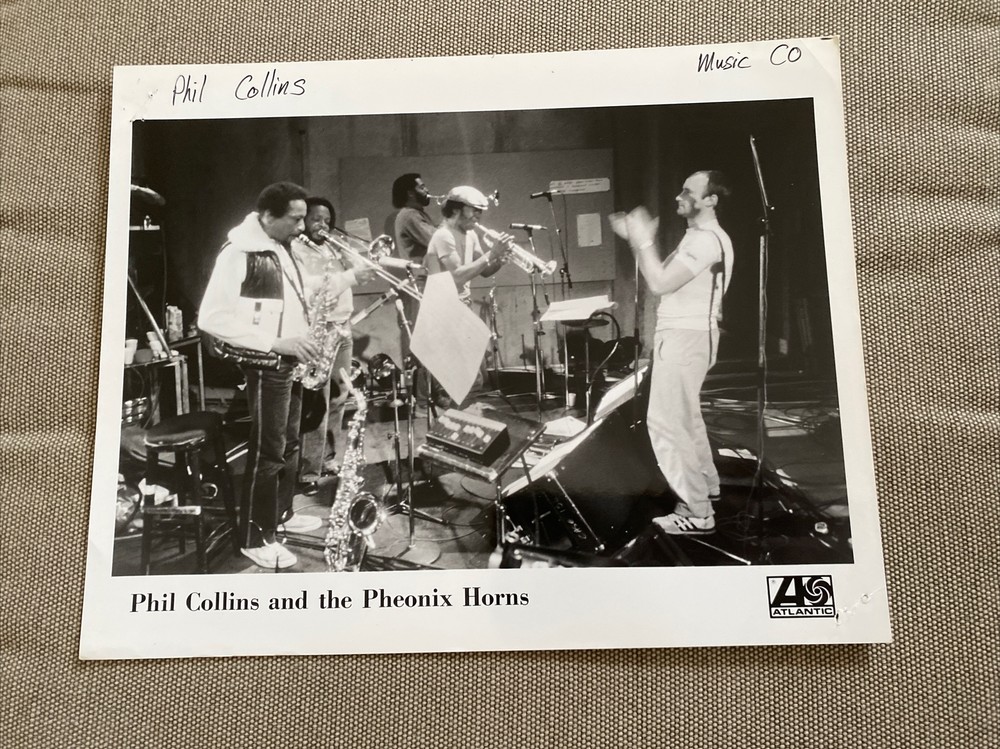 Phil Collins Press Photo 8x10”. See Description.
