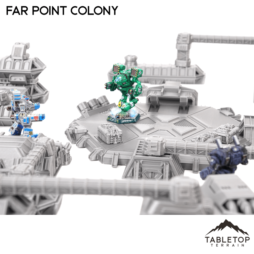 Farpoint Colony TechScape - 6mm - Small Scale Mech Wargames 6mm 8mm