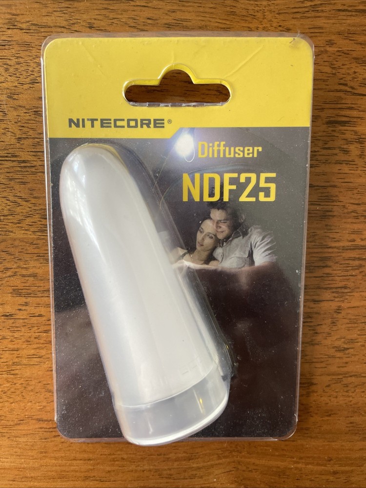 Nitecore NDF25 White Flashlight For 25.44 sixe Diffuser NEW.  FREE SHIPPING
