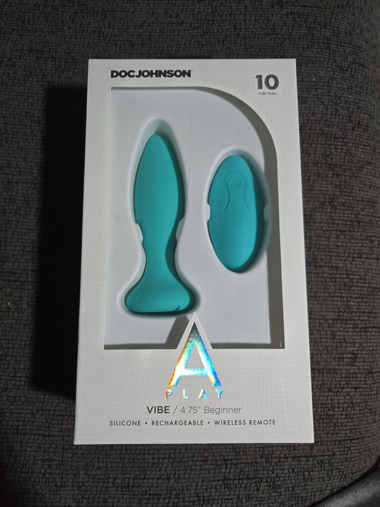 A Play Thrust Beginner Rechargeable Silicone Plug W/remote