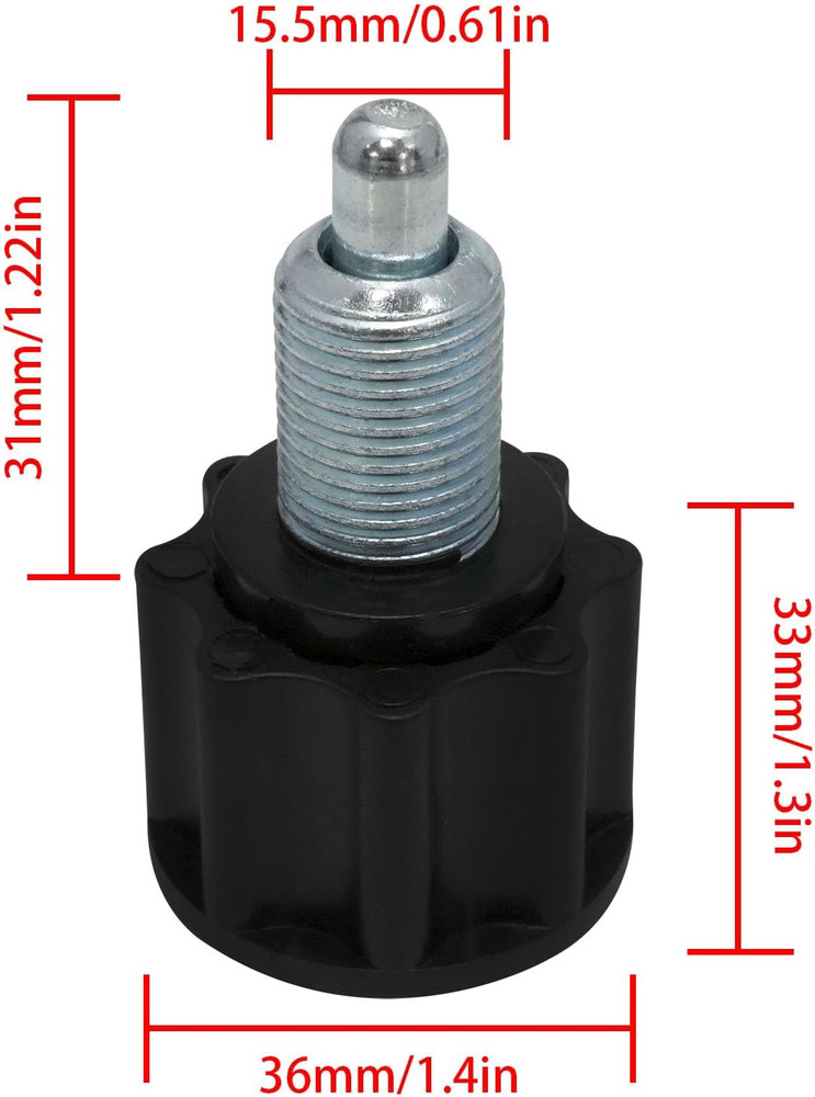 M16 Pop Pull Pin Knob Indoor Exercise Bike Locking Pin Pull Pin Spring Knob Exer