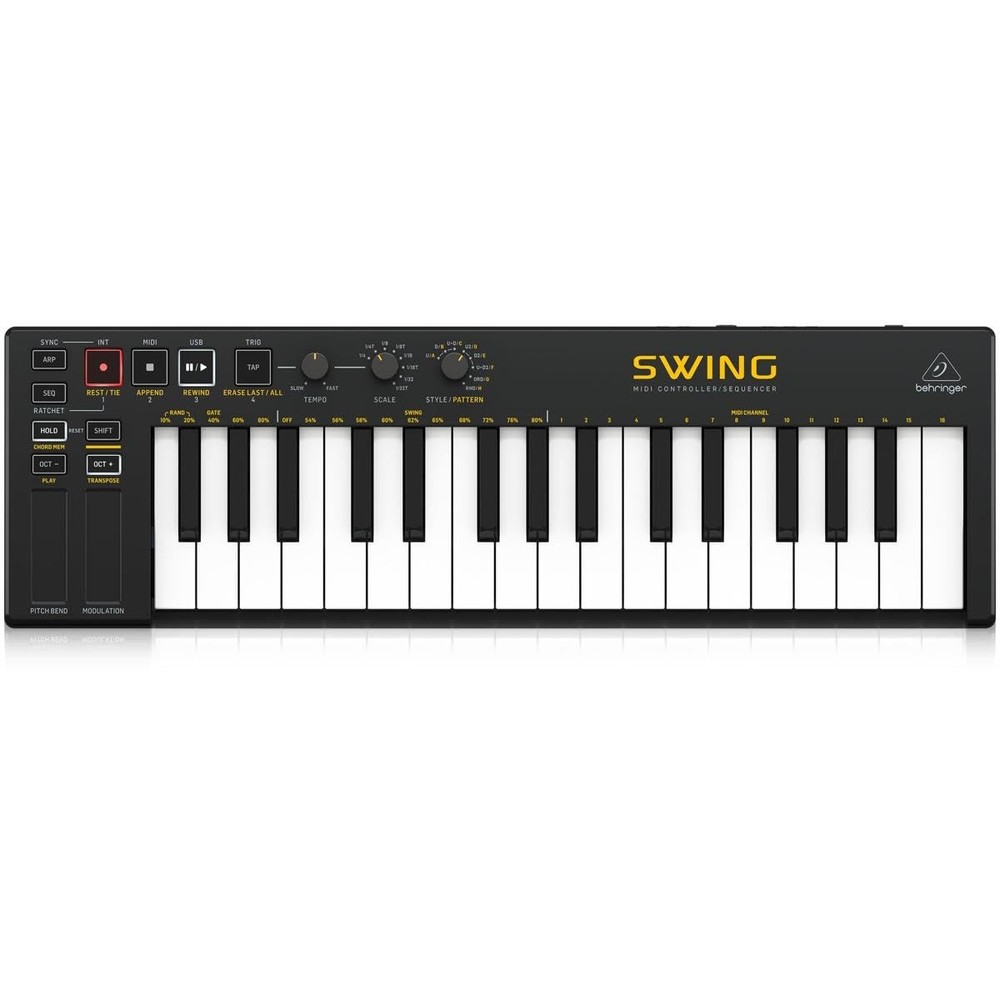 BEHRINGER SWING 32-Key USB MIDI Controller Keyboard with 64-Step Polyphonic