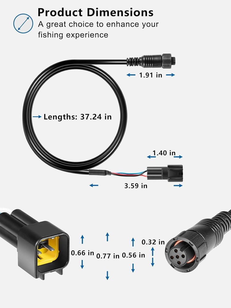 for Garmin Yamaha Engine Bus to J1939 Adapter Cable For GPSMAP Chartplotters