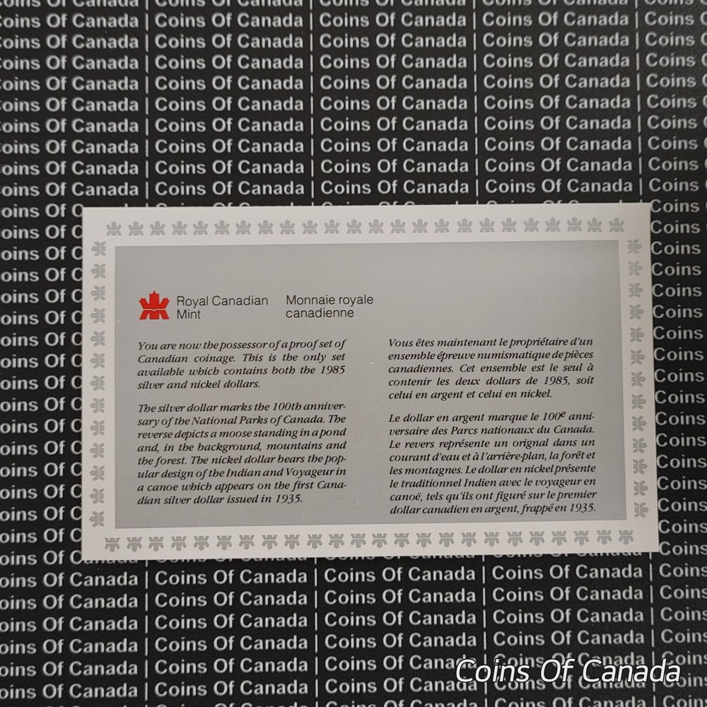 1985 Canada 7 Coin Proof Set - With Special Edition Silver Dollar #coinsofcanada