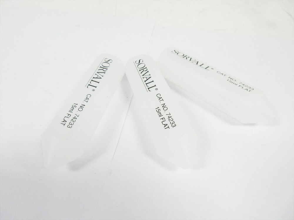 3X SORVALL 74233 15 ML FLAT INSERT ROTOR