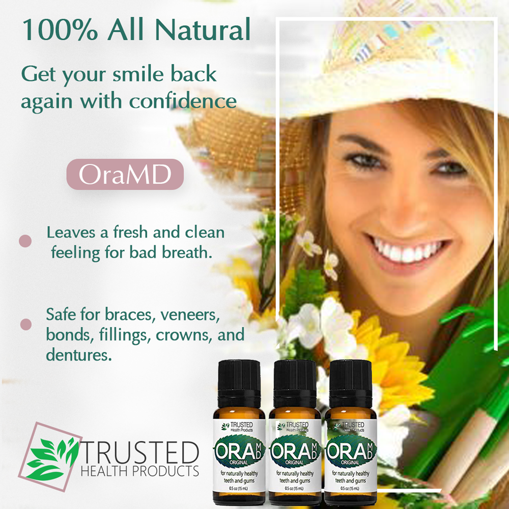 Two Pack OraMD Original Drops for Teeth and Gum, Gingivitis Bleeding Gums.