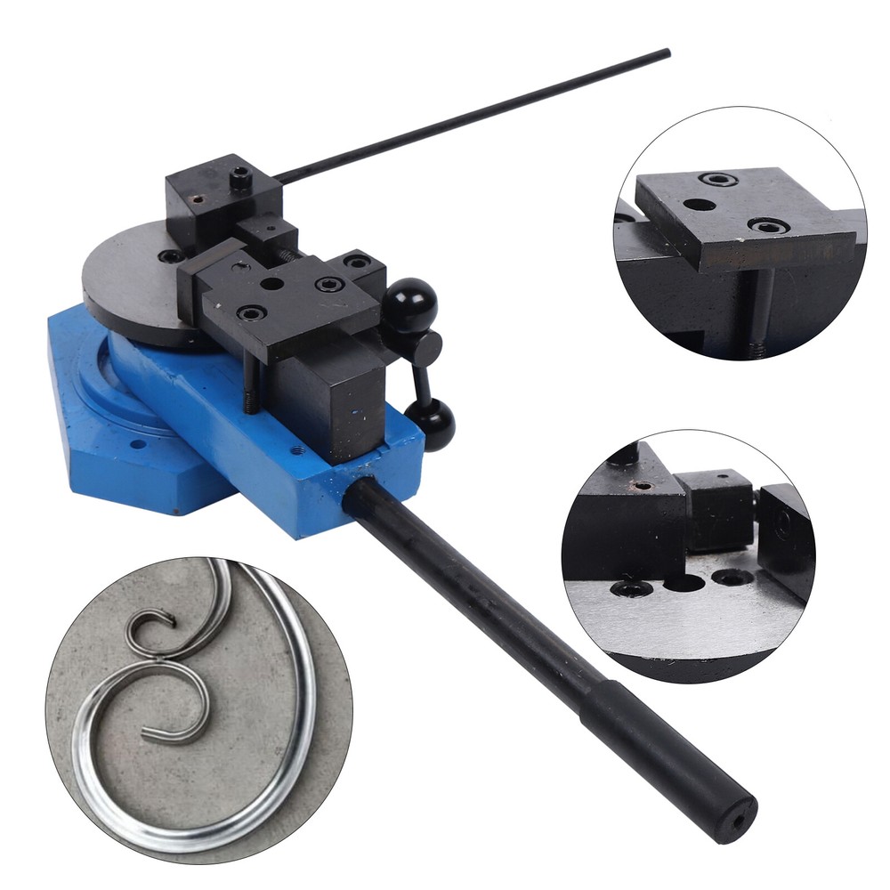 Bender Flat Round Square Angle Bar Bending Machine Metal Scroll Bending Tool NE