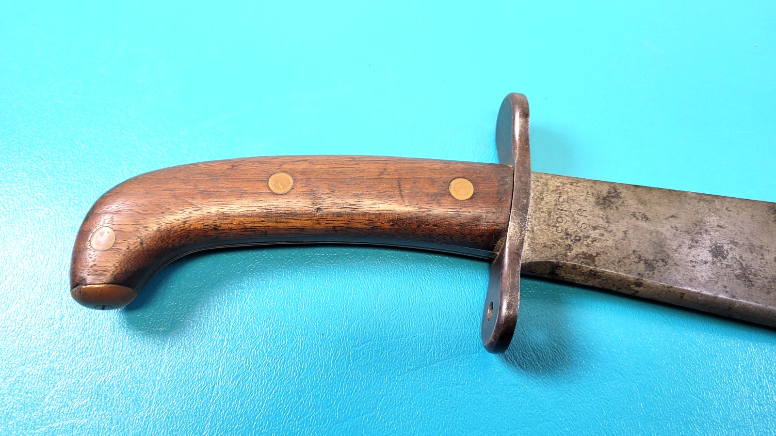 Pre WWI US Army Model 1909 Bolo Knife Machete Knife 1st Year S/N# 3163 TR734