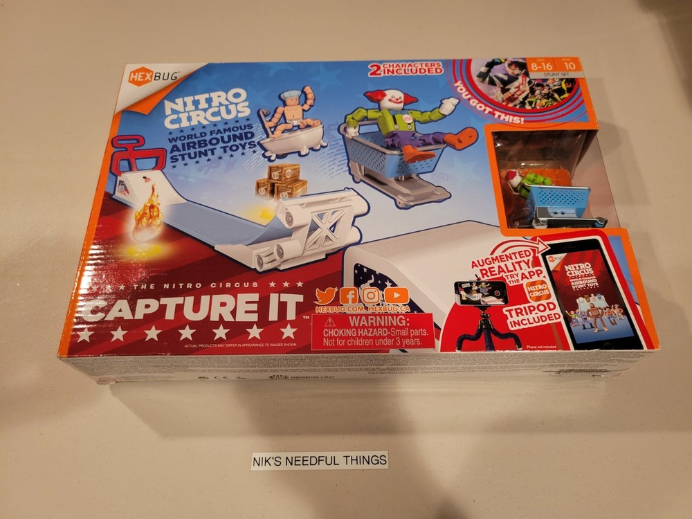 Hexbug: Nitro Circus Capture It Stunt Toy Augmented Reality Character Set (NISB)