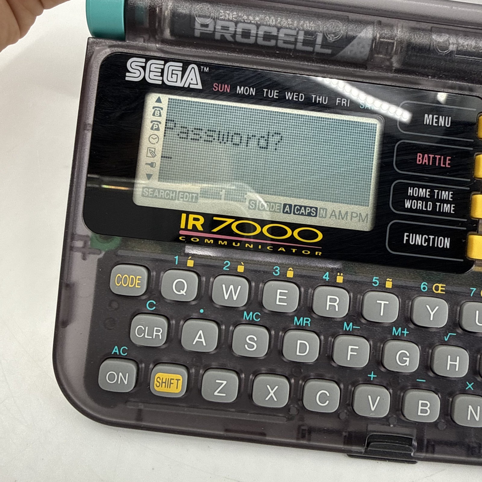 Sega IR 7000 Communicator Games Keyboard Calculator No Manual - Tested Working